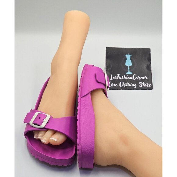 Birkenstock Women's Magenta Eva Madrid Essential Sandals Slippers Size 8 2634 - Picture 11 of 16